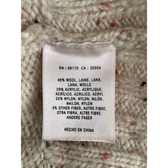 Anthropologie Charlie & Robin Sweater Pullover Tweed Knit Wool Blend - Picture 11 of 11